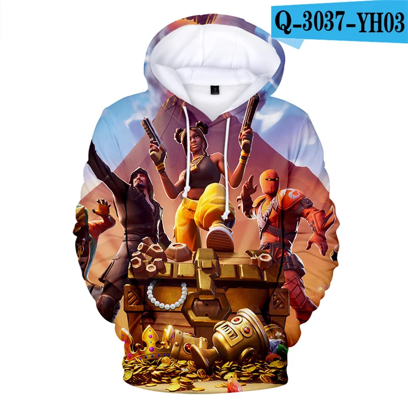

Fortnited Battle Royale Hoodie Battle Royale Moletons 3D Print Popular Clothes Fortnight Women Clothing Game Clothing Fortniter