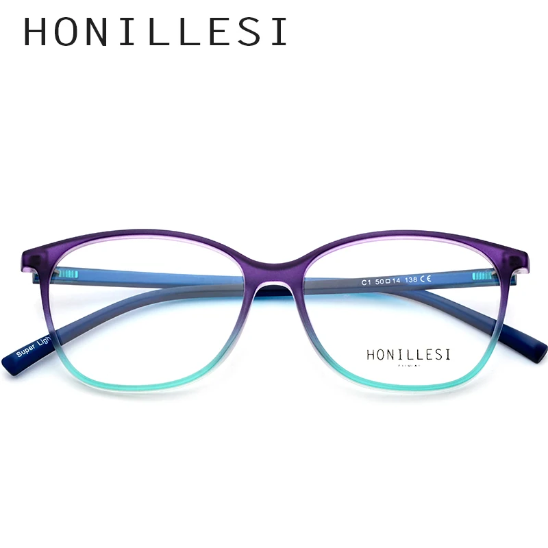 

TR90 Glasses Frame Women Prescription Eyeglasses 2018 New Men Myopia Optical Frame Female Vintage Round Ultralight Clear Eyewear