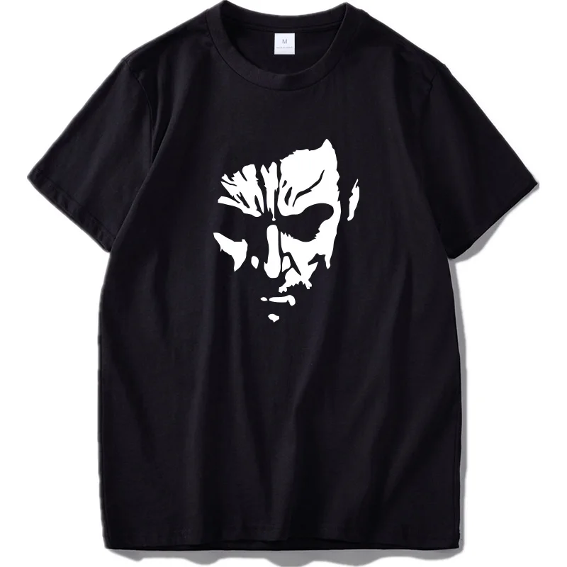 Панк-футболка европейского размера, крутая Оригинальная Черная хлопковая Футболка супергероя из комиксов, Мужская футболка высокого качества, мягкие летние топы - Цвет: Black7