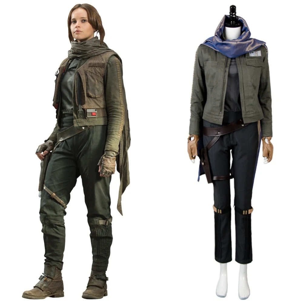 DFYM Rogue One A Star Wars Story Jyn Erso Cosplay Costume Full Set Free Shipping