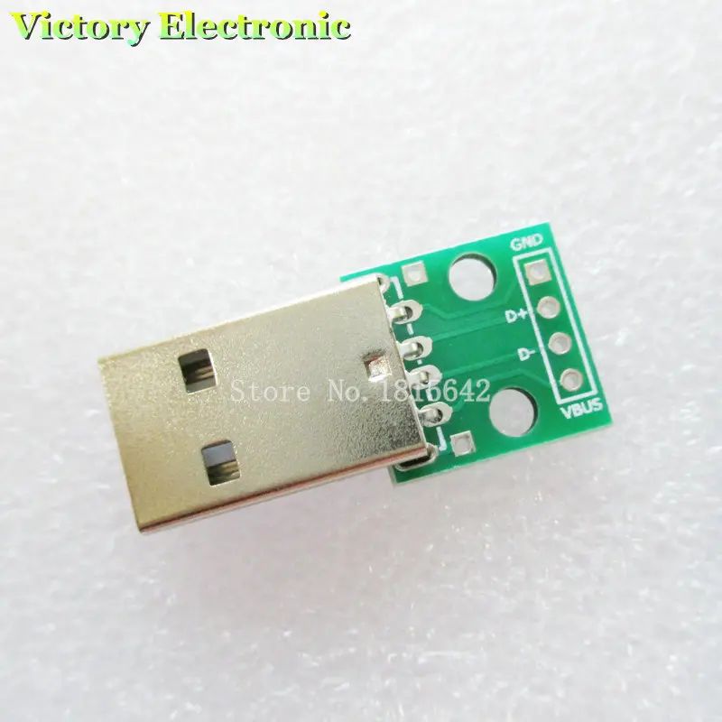 Mini USB Adapter Plate Board Breakout For USB Mini-B Extension 1PC