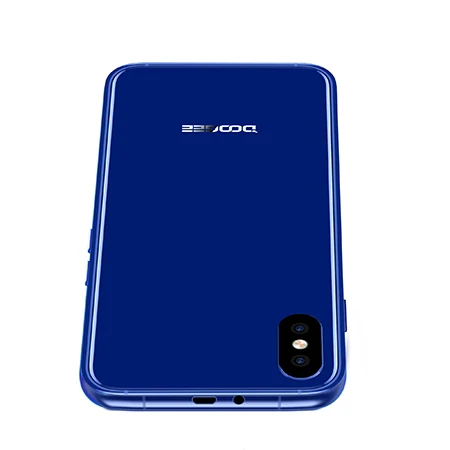 DOOGEE X55 Android 7,0 5,5 дюймов 18:9 HD MTK6580 четырехъядерный 16 Гб rom Двойная камера 8,0 МП 2800 мАч боковой сканер отпечатков пальцев Смартфон