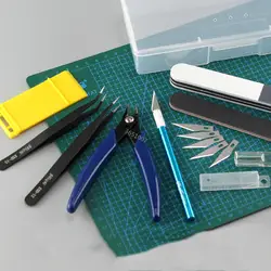 Модель инструмент сборка ножницы ручка нож Пинцет Электрический мини шлифовальный станок военная модель изготовление комплект