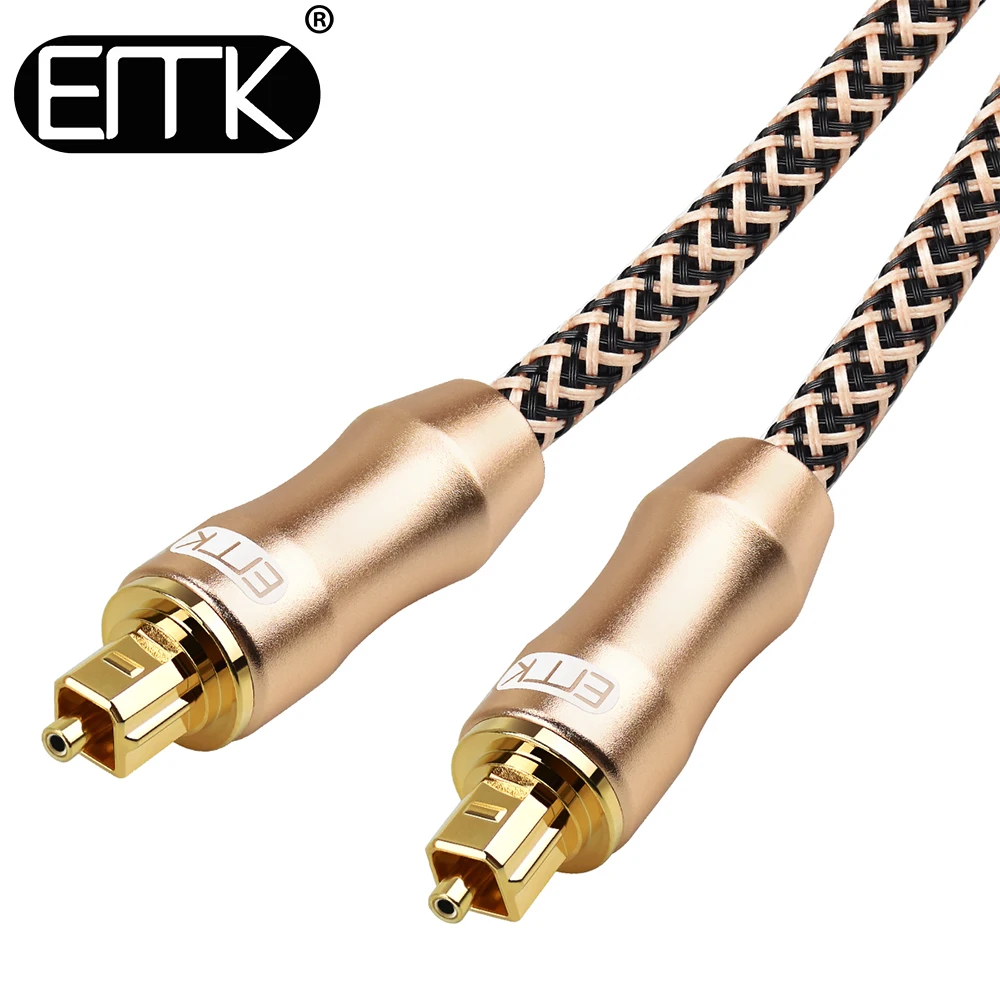 Цифровой оптоволоконный кабель EMK Toslink адаптер аудиокабеля 1 м 2 3 для ТВ Blueray PS3 XBOX