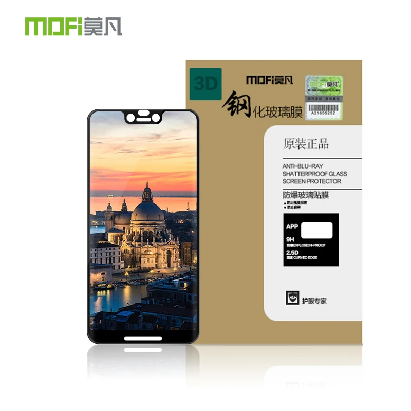 MOFI для Google Pixel 3 XL Закаленное стекло XL3 3XL защита экрана 3D Edge полное покрытие