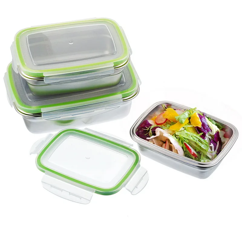 Buy 3pcs 350ml/550ml/850ml 304 Stainless Steel