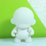 5pcs/set 6.5 inch Kidrobot Blank White DIY Mini Vinyl PVC Kid Doll Toy Figure Unpainted Doll Munny World Doll Toy2R 16cm H