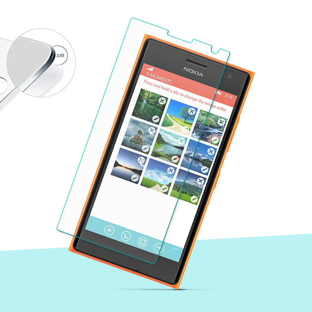Закаленное стекло для Nokia 730 Защитная пленка экрана Microsoft Lumia 750 5 0 Защитное 735|tempered