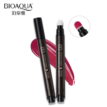 

BIOAQUA Matte Lipstick Pencil Makeup Velvet Lipgloss Pen Moisturizing Lip Gloss Batom Nude Cosmetic Complete Professional Makeup