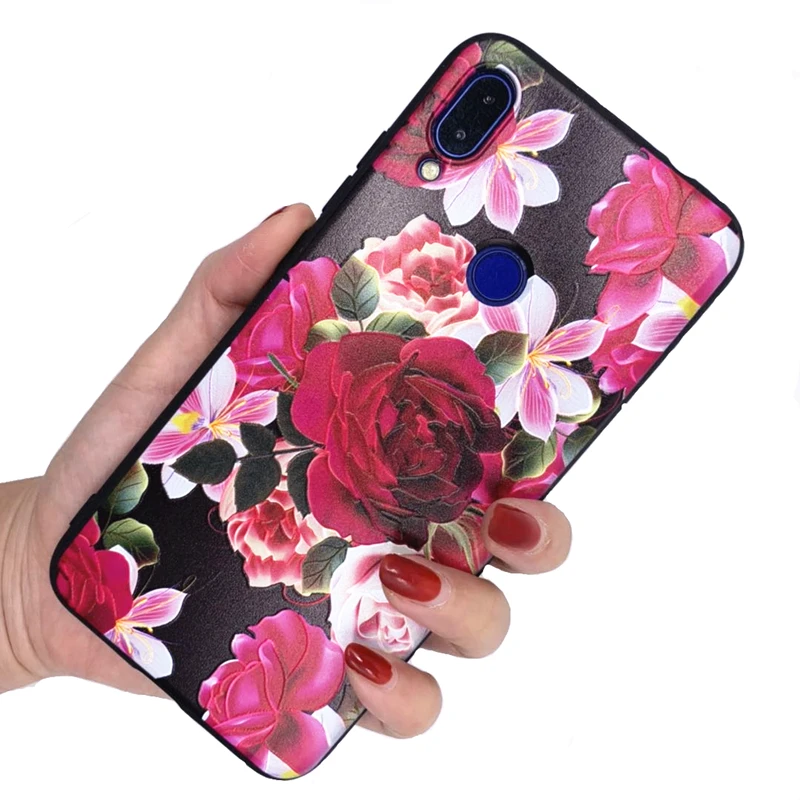 

Xiaomi Redmi Note 7 Case silicone 3d relief soft tpu case Painted serise phone case for Xiaomi Redmi Note 7 Pro cover