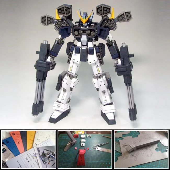 Новый 2016 бумажная модель Gundam XXXG-01H2 Heavyarms 29 см мобильный доспех совместное