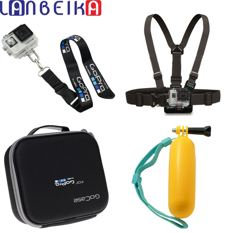 

Жесткая Сумка LANBEIKA, ремень для телефона, веревка, нагрудный ремень, плавающий поплавок для GoPro Hero 12 11 10 9 SJCAM SJ4000 DJI Action 4 3