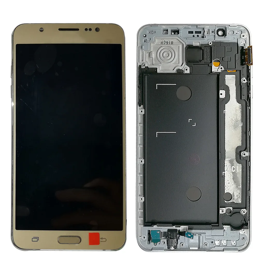 

SZMUGUA Adjust Brightness LCD For Samsung Galaxy J7 2016 J710H J710FN / DS J710F J710M LCD Display Touch Screen Digitizer Frame