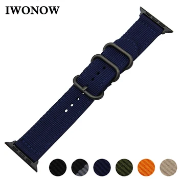 

Premium Nylon Watchband for 38mm 40mm 42mm 44mm iWatch Apple Watch Series 5 4 3 2 1 Sports Band Fabric Strap Canvas Bracelet