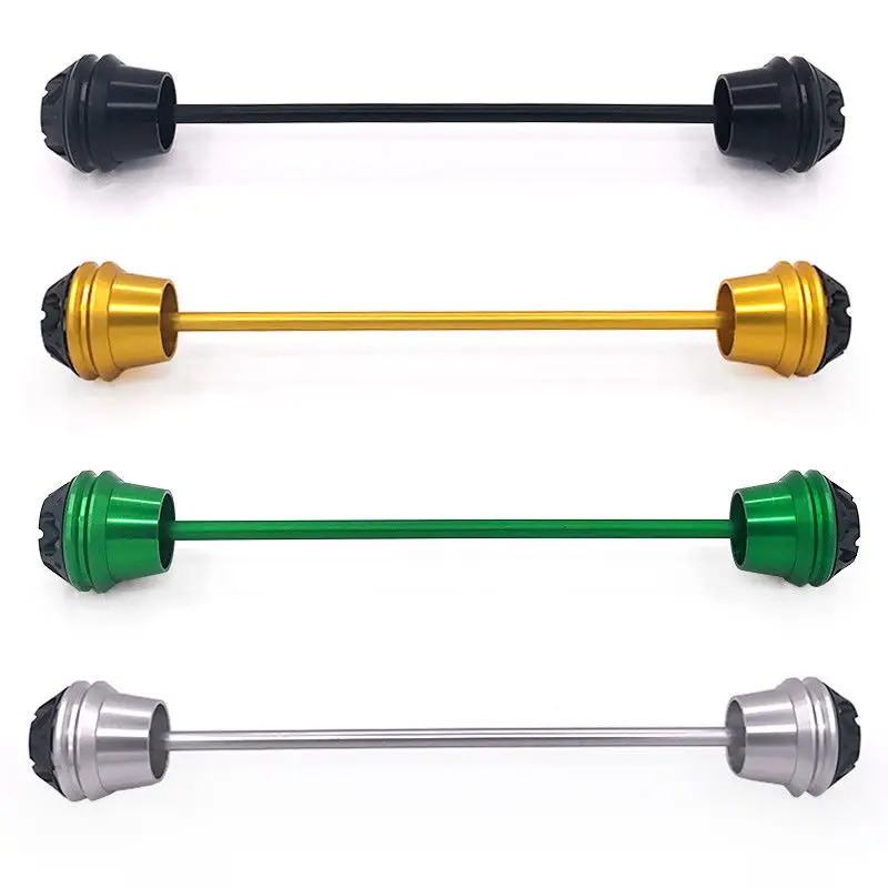 

Rear Axle Fork Wheel Slider Drop Ball Protector for 2015-2016 Kawasaki VN650 Axle Fork Wheel Protector Crash Sliders