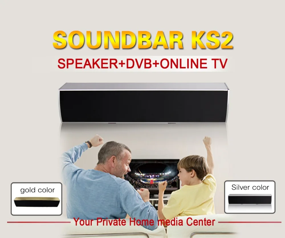 

Mecool KS2 Soundbar Speaker TV Box DVB-T2 Android OTT S905 Mali-450 Quad Core 1GB 8GB 2.4G WiFi Home Theater For Watching TV