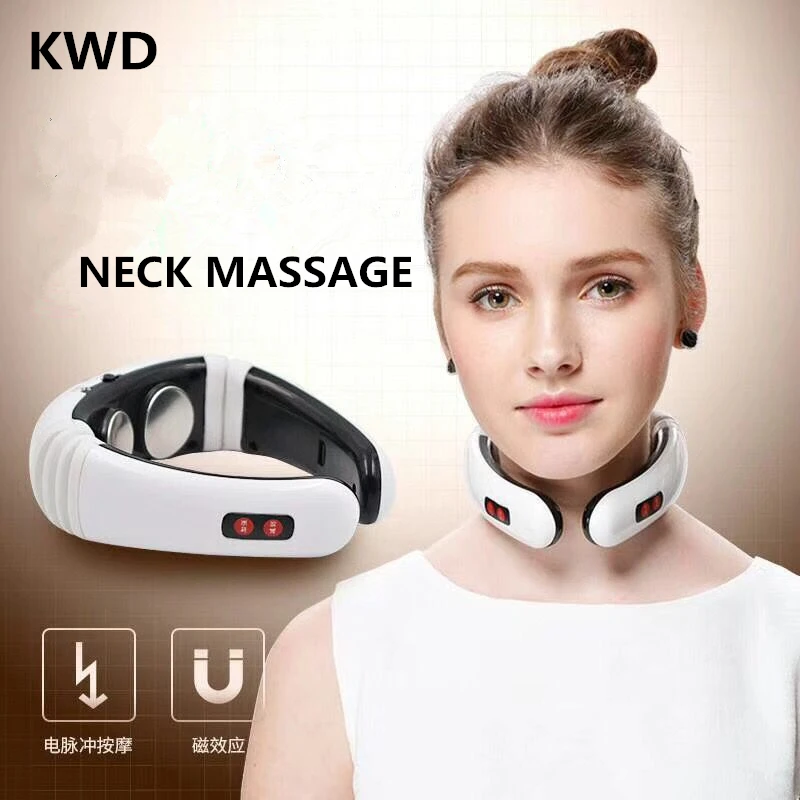 

Aptoco Electric Pulse Back And Neck Massager Far Infrared Heating Pain Relief Tool Health Care Relaxation