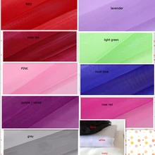 Различные цвета 150 см 5" Ширина 5 ярдов/лот мягкая легкая ткань из органзы DIY свадебное платье, Нижняя юбка, бальное платье, балетная юбка с пузырьками юбка