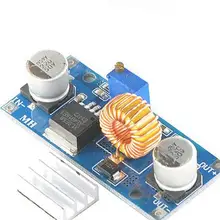 1 шт. 5A XL4015 dc-dc 4-38 в до 1,25-36 в 24 в 12 В 9 в 5 В понижающий Регулируемый Модуль питания светодиодный литиевый зарядное устройство с радиатором