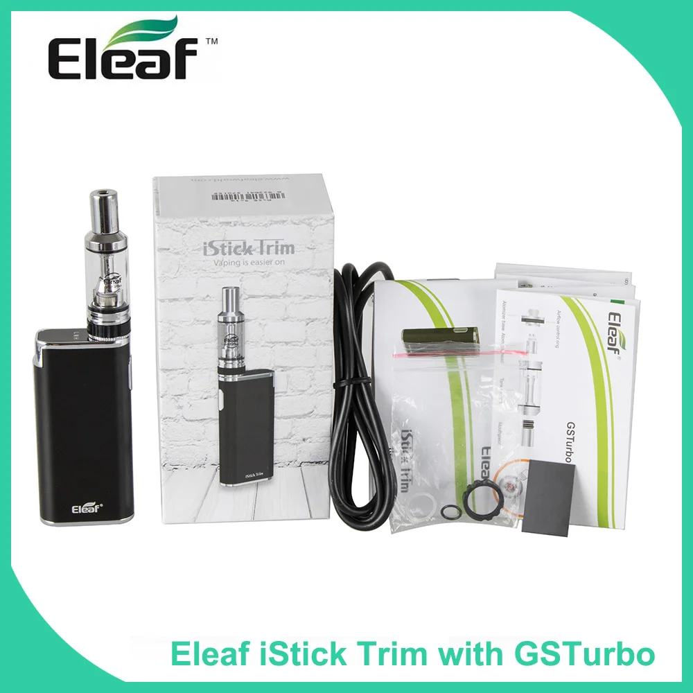 Оригинальный Eleaf iStick Trim с GS Turbo Kit встроенный аккумулятор емкостью 1800 мА · ч 510