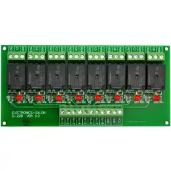 Электроника-салон 8 канала 10Amp SPDT Мощность реле Модуль совета (рабочий Напряжение: DC 24 В)