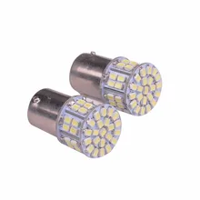 4x 382 1156 ba15s p21w blanco 50 smd led de la cola del freno gire senal bulbos de lampara ligeros
