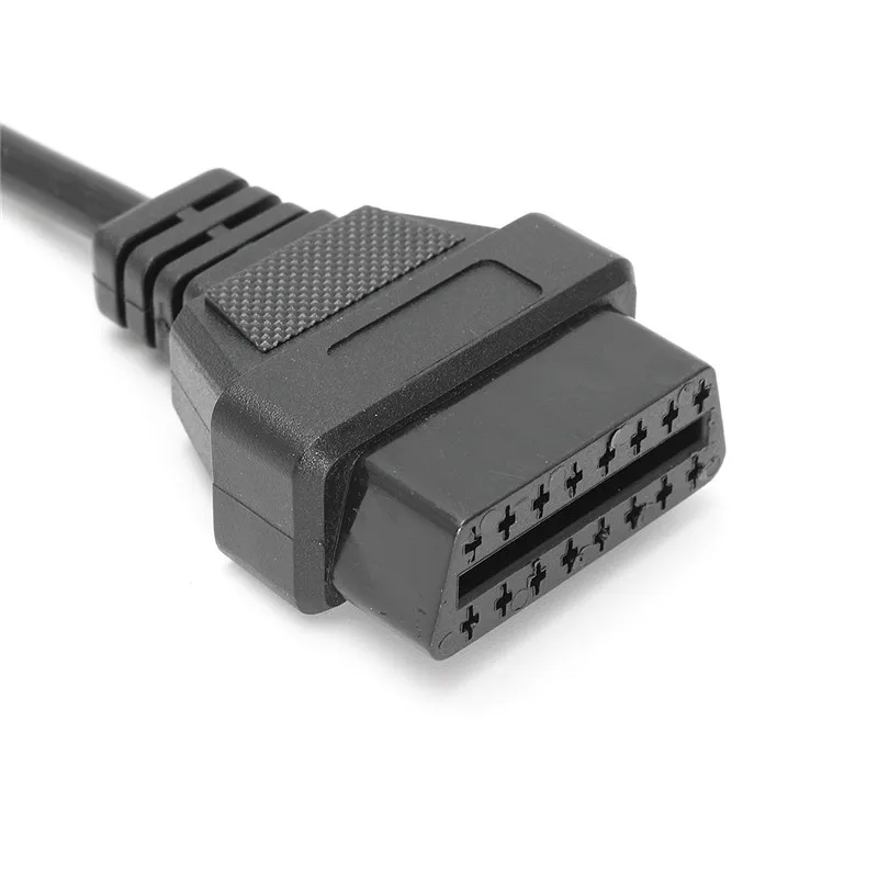 Черный 14 Pin OBD1 к 16 OBD2 кабель переходник для Nissan/Infiniti|adapter nissan|infinity nissanobd1 to obd2 adapter |