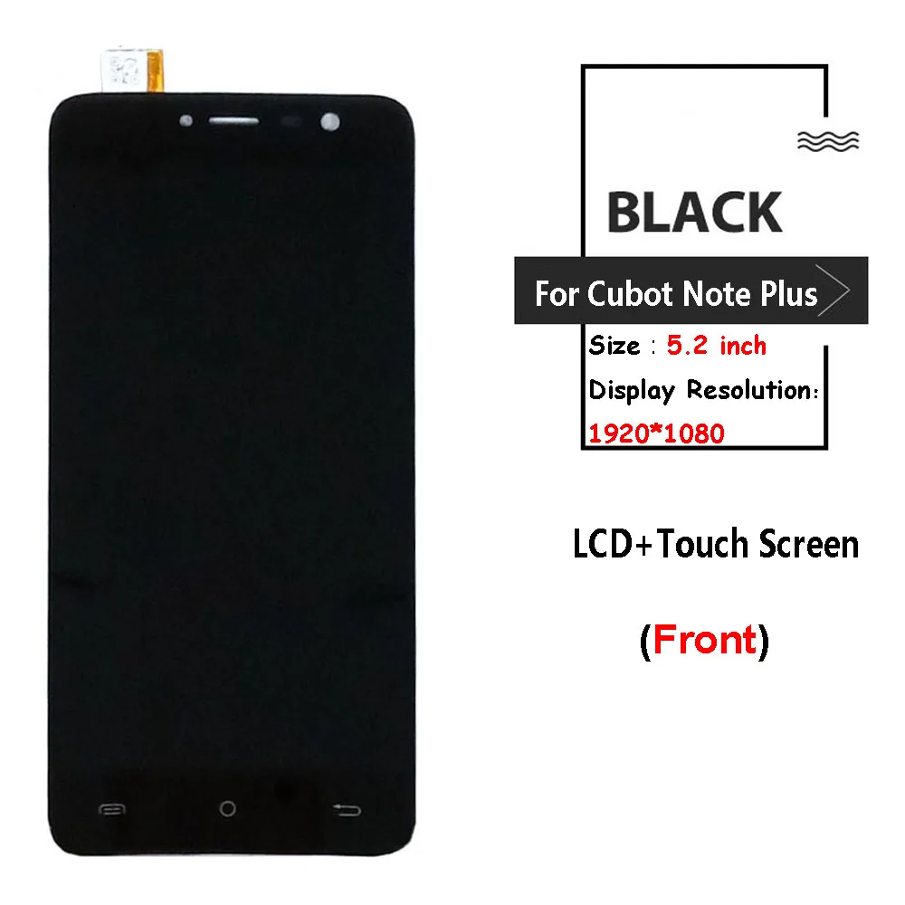 Для Cubot Note Plus ЖК дисплей + сенсорный экран 5 2 дюйма для в сборе Замена