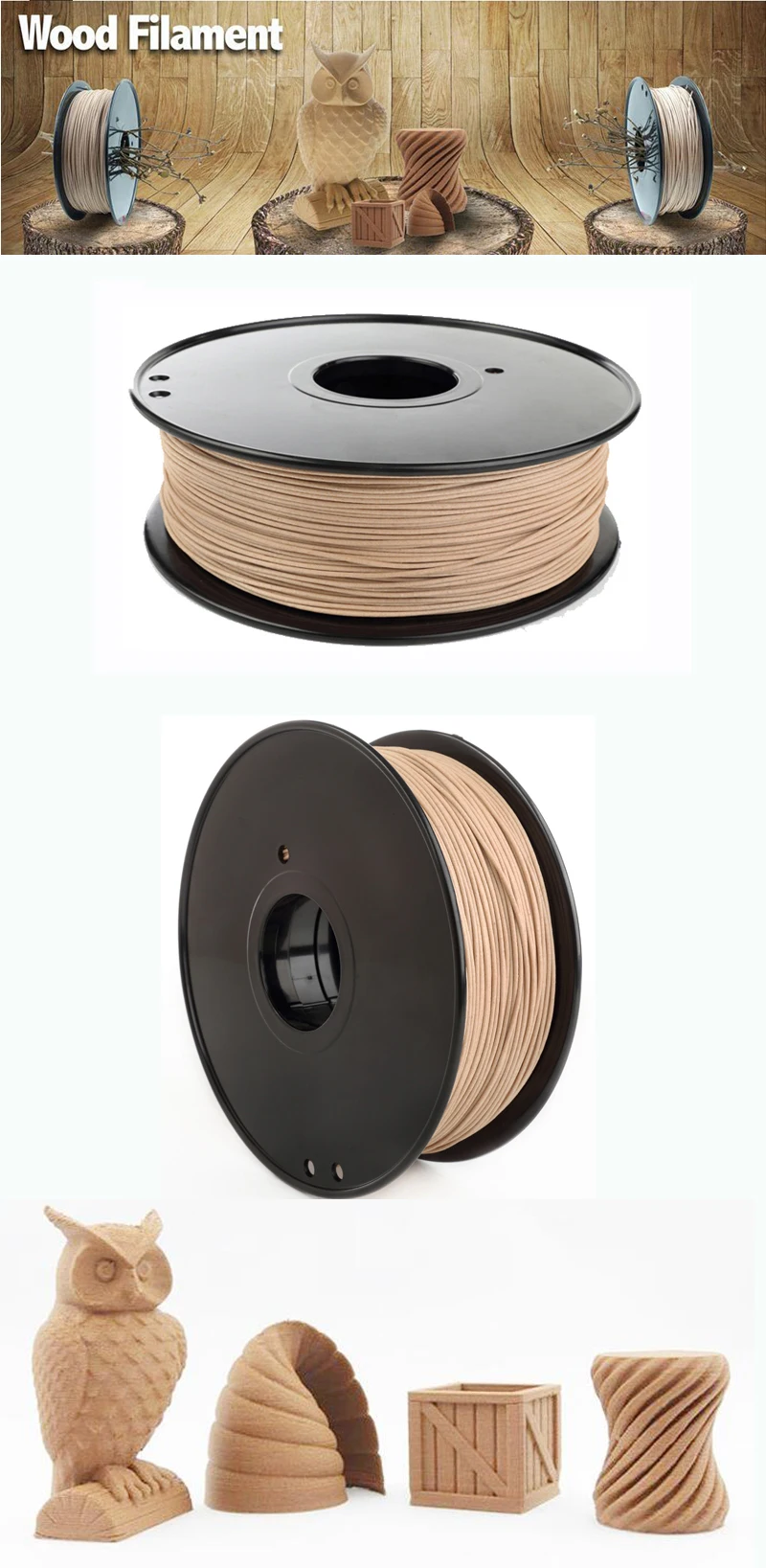 WOOD pla Filament