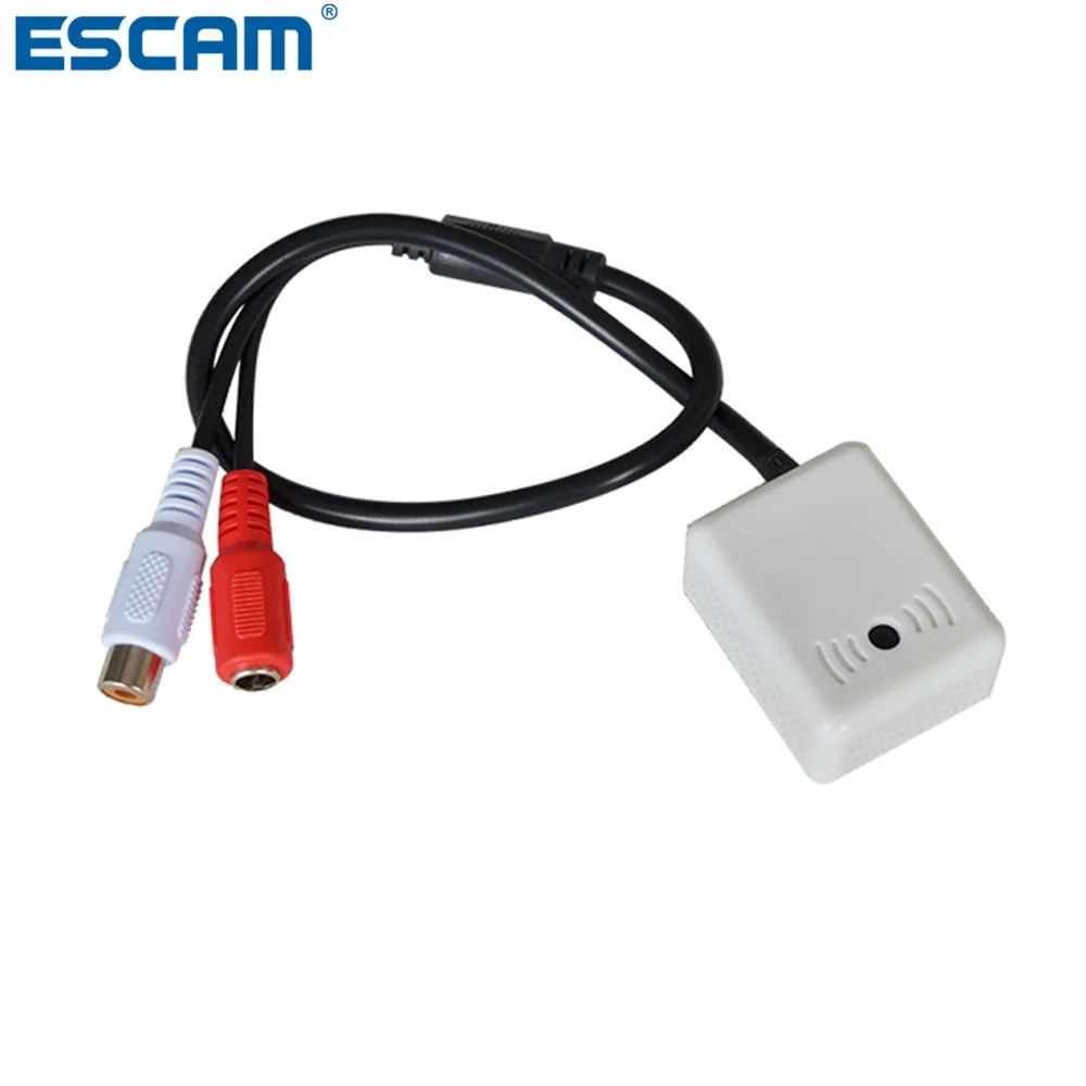 ESCAM мини микрофон CCTV Микрофон Аудио пикап Устройство для камеры Адаптер Высокая