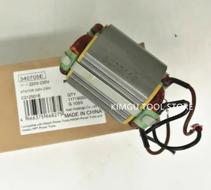 Подлинный Статор для Hitachi 220V 230V 240V 340705E 340705H G13SS G12SS G10SS угловая шлифовальная