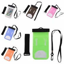 Открытый плавательный Сумка водонепроницаемая сумка для мобильного телефона Универсальный Сенсорный экран мобильного наручный чехол для телефона сумка аксессуары для плавания