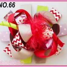 Новые 100 шт. 5-6 ''бутик Веселые Развлечения волосы луки популярные волосы Луки клипы зебры клипы символов