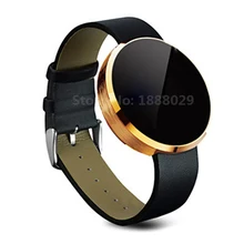 DM360 Smart Watch For Sport Leather Strap Stainless Steel Dial Compatible With Android and IOS BT 3.0+4.0 IP53 daily waterproof