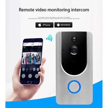 

HD 720P Video Door Phone Intercom Wifi Doorbell Home Security Night Vision Wireless Doorbell Doorphone