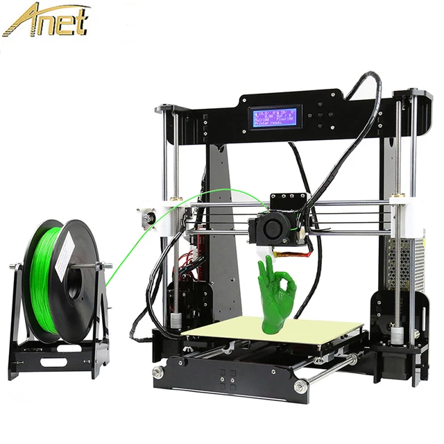 Best Quality Anet A8 Desktop Auto Leveling Impresora 3D Printer DIY Kit 3D Printers Aluminum Hotebed 0.4mm Nozzle With 10m Filament SD Card Best Quality Anet A8 Desktop Auto Leveling Impresora 3D Printer DIY Kit 3D Printers Aluminum Hotebed 0.4mm Nozzle With 10m Filament SD Card