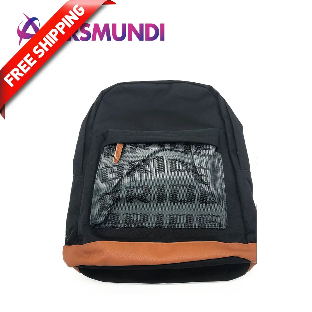 

free JDM Style Racing Fabric Strap Style School Backpack Car Canvas Backpack Bride Bag Racing Souvenirs