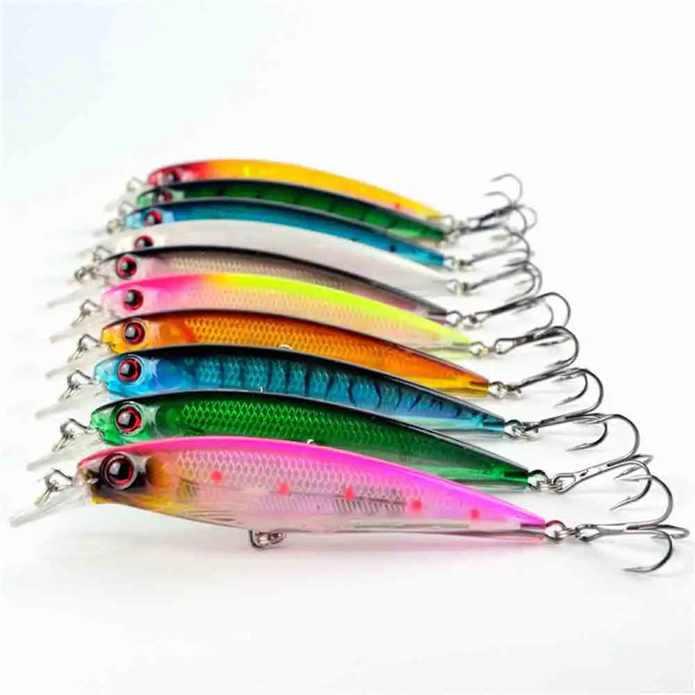 10g 10cm Fishing Minnow Lure Topwater Float Small Tongue Board Lures