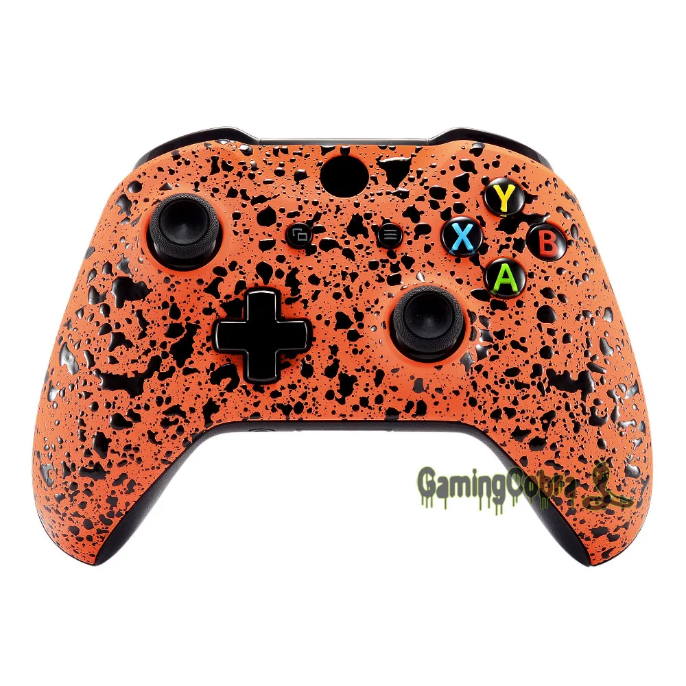 

Custom Textured Orange Front Housing Shell Cover Replacement Cover for Xbox One S One X Controller - SXOFP06