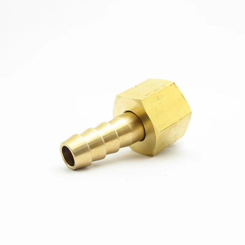 6mm 8mm 10mm Hose Barb x M10 M12 M14 M16 Metric Female Thread Brass Pipe Fitting Coupler Connector Adapter