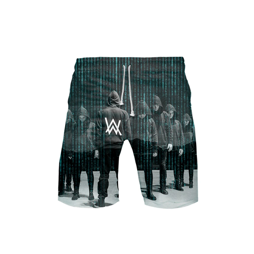 

Alan Walker 3D print Idol Musician Fashion Casual cool Kpop shorts Basic Street Summer shorts Shorts Moletom man pant Hipster
