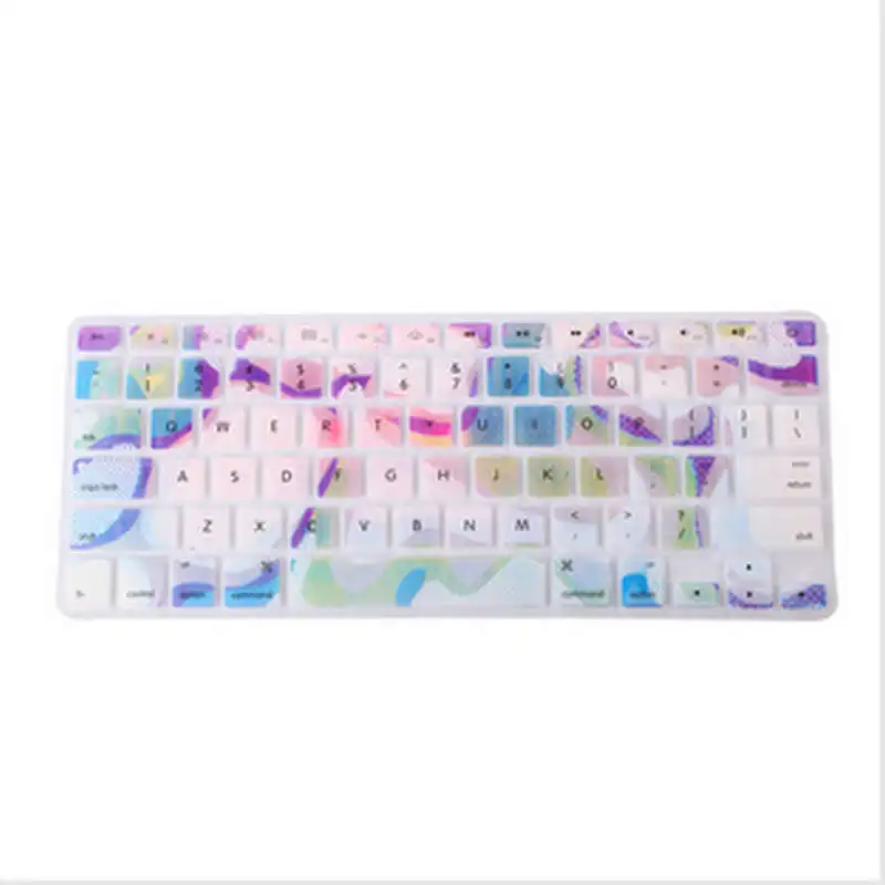 Marble Pattern Silicone Rainbow Keyboard Cover Keypad Skin Protector F