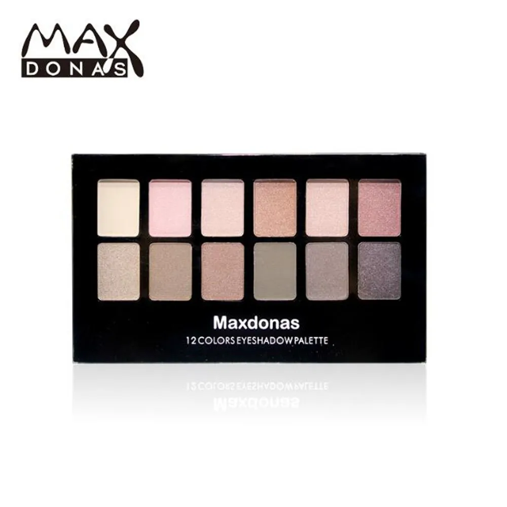 Maxdonas Профессиональный глаз Makeup12Colors тени для век Палитра золото дымчатый