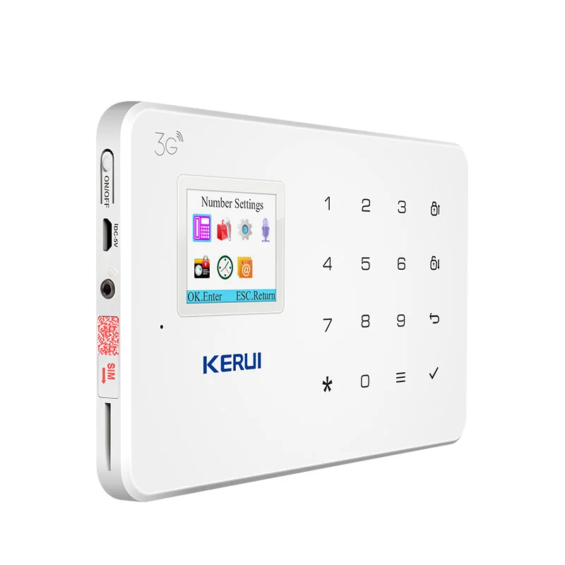 KERUI новая G183 WCDMA 3g беспроводная домашняя Безопасность GSM 3g Сигнализация приложение дистанционное управление охранная сигнализация Pir датчик движения сигнализация