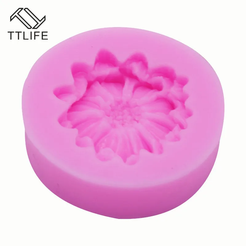 TTLIFE 3D Цветочные силиконовые формы для мастики торта конфет шоколада сахарного