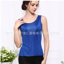 Летние шелк тутового шелкопряда свободные без рукавов Верхняя одежда без подкладки, а также Женский вязаный жилет с поясом