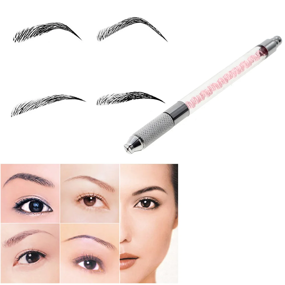 

13 cm Tattoo Pen Professional Manual Permanent Eye Eyebrow Makeup Handmade Alloy+Plastic