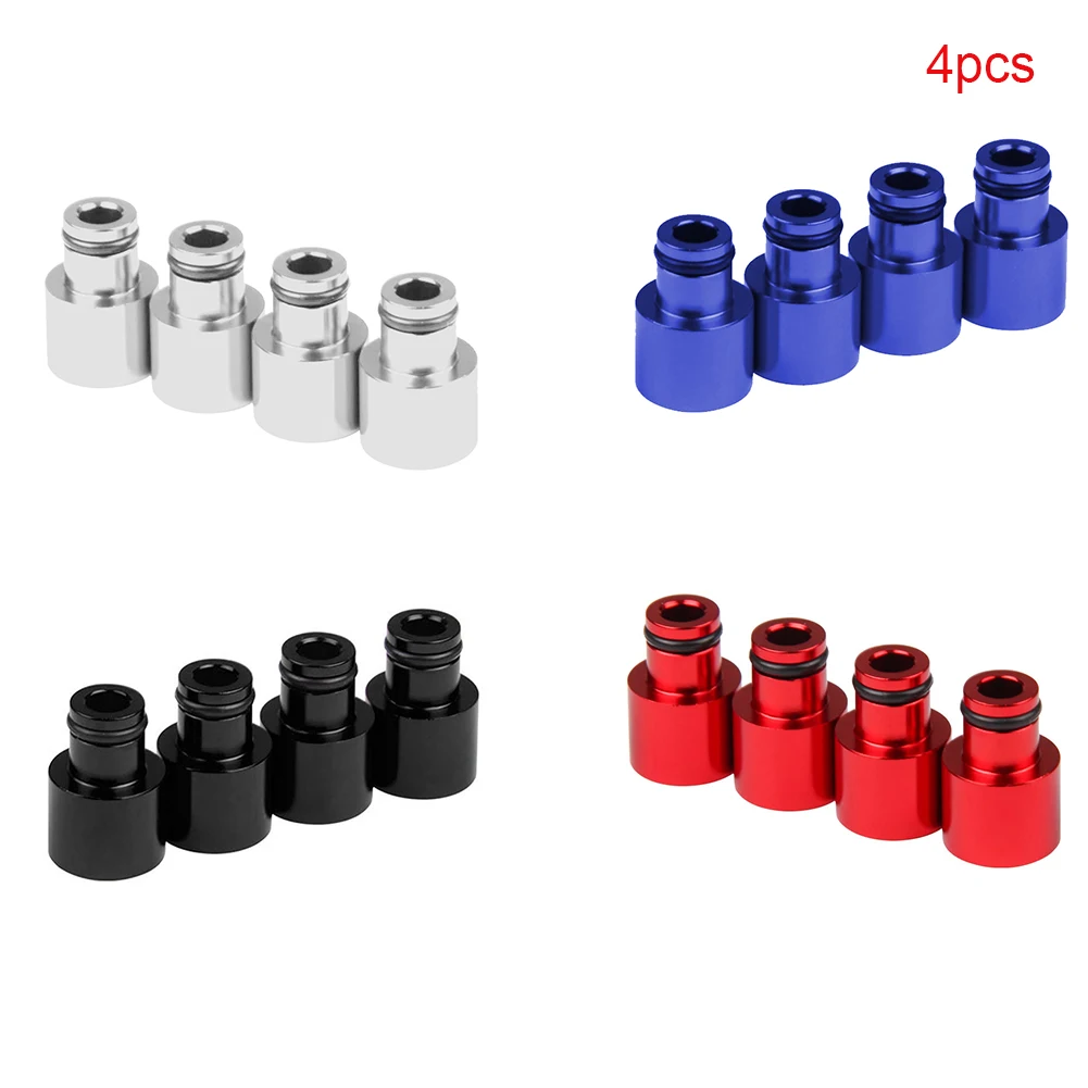 4Pcs Extenders Fuel Injector Adapters Sealing Anti-Corrosion Accessories Anti-rust Top Cap Spacers Car For B16 B18 D16Z D16Y