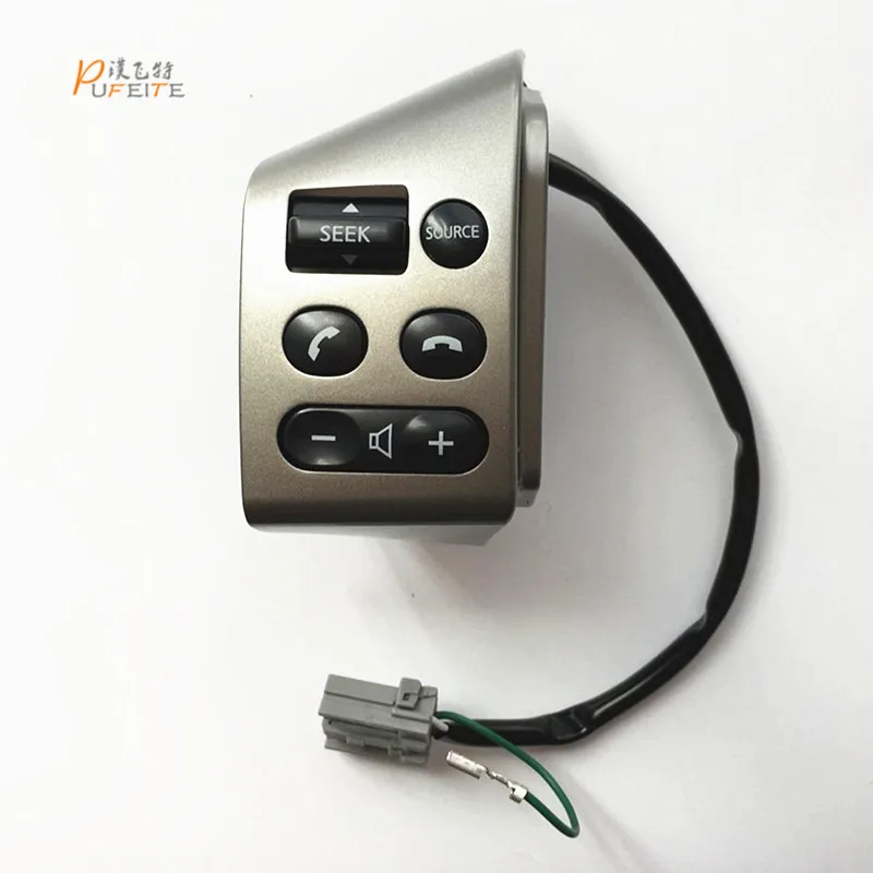 

PUFEITE Steering wheel control button for nissan tiida LIVINA old Sylphy volume phone button switch car accessories