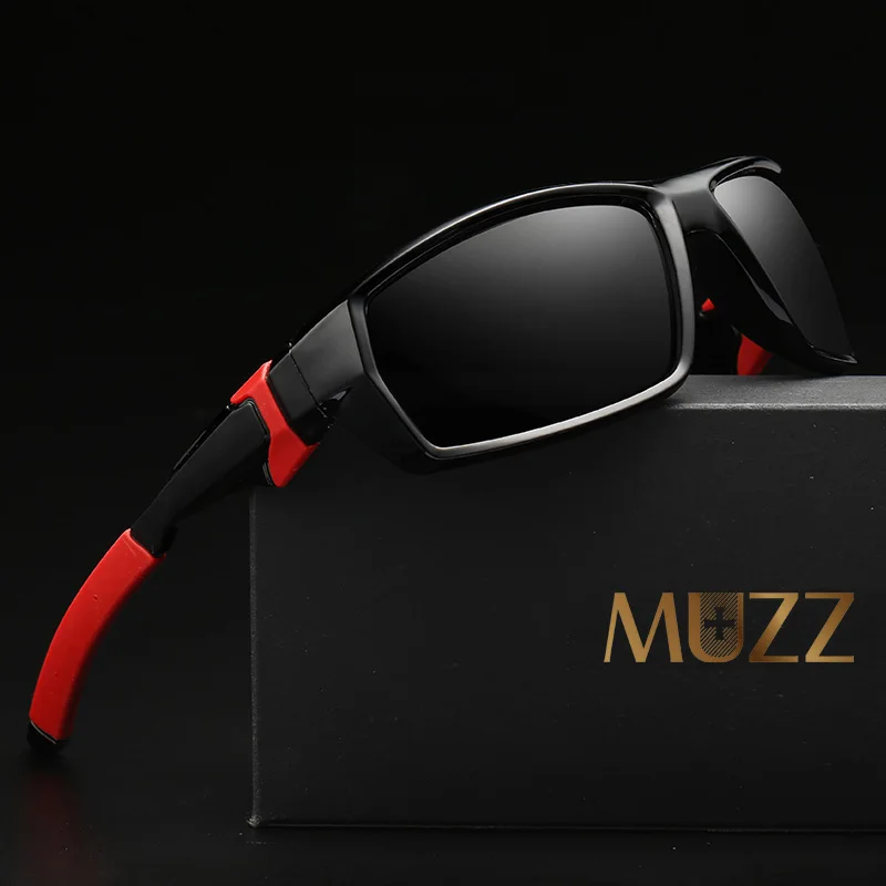 

MUZZ NEW Popular Brand Polarized Sunglasses Men Racing outdoor sport Googles Protective Sport Sun Glasses Fishing Eyeglasses